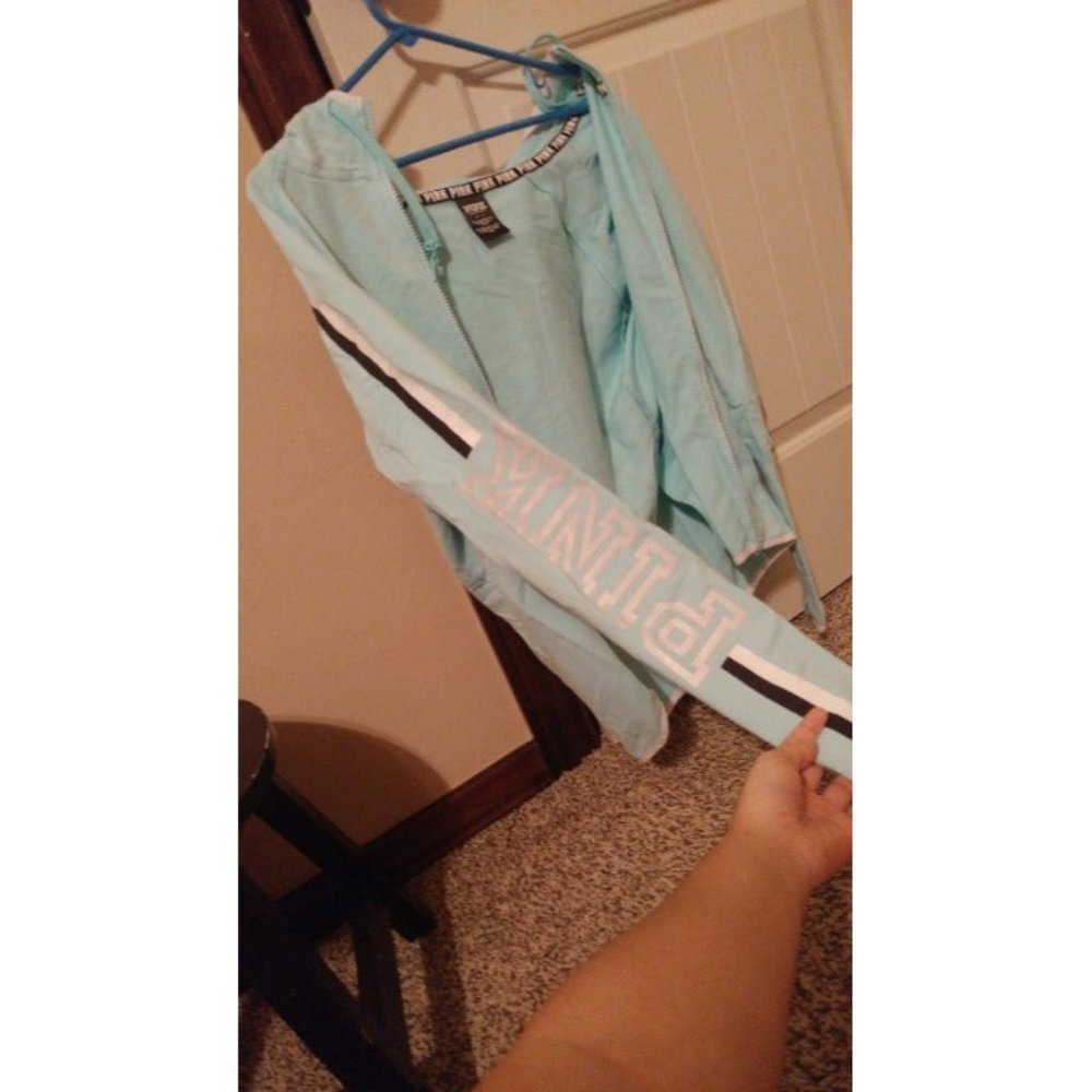 PINK Mint Green Jacket